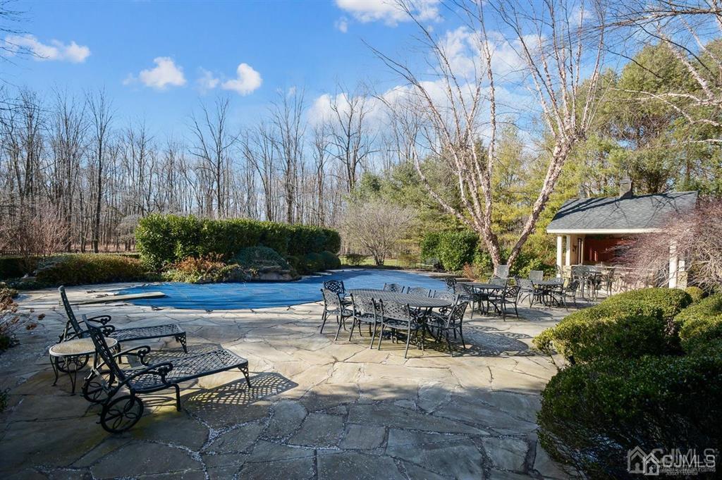 270 Springhill Road Skillman, NJ 08558 - Photo 23 of 27 a view of a backyard with sitting area