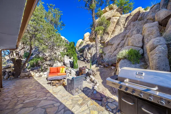 a view of outdoor space and patio