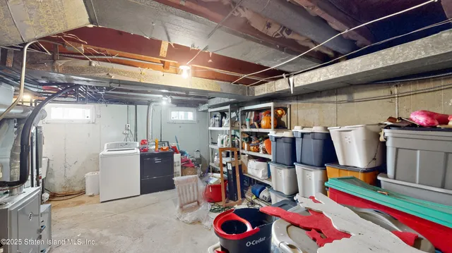 a view of storage and utility room