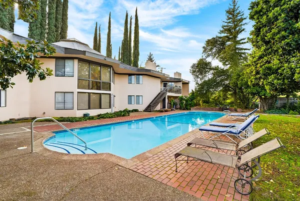 a view of a house with pool