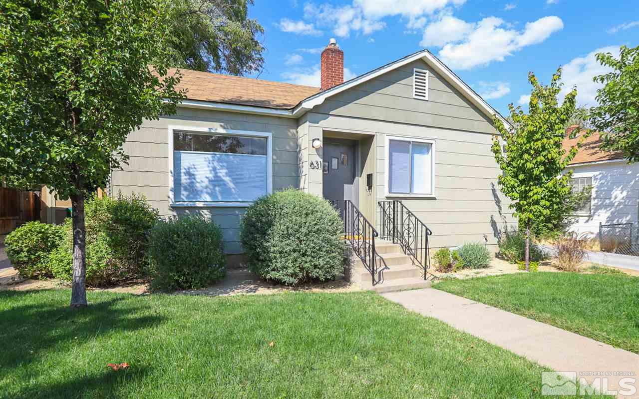 631 Cheney Street Reno, NV 89502 - Photo 1 of 1 a front view of a house with a yard