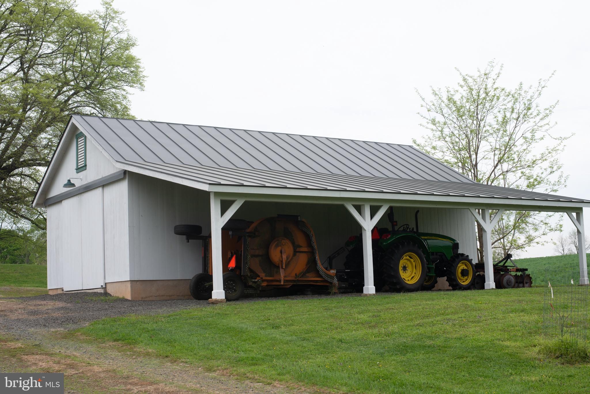 8669 Springs Road Warrenton, VA 20186 - Photo 44 of 50 New and Large Equipment Barn with Lean-To