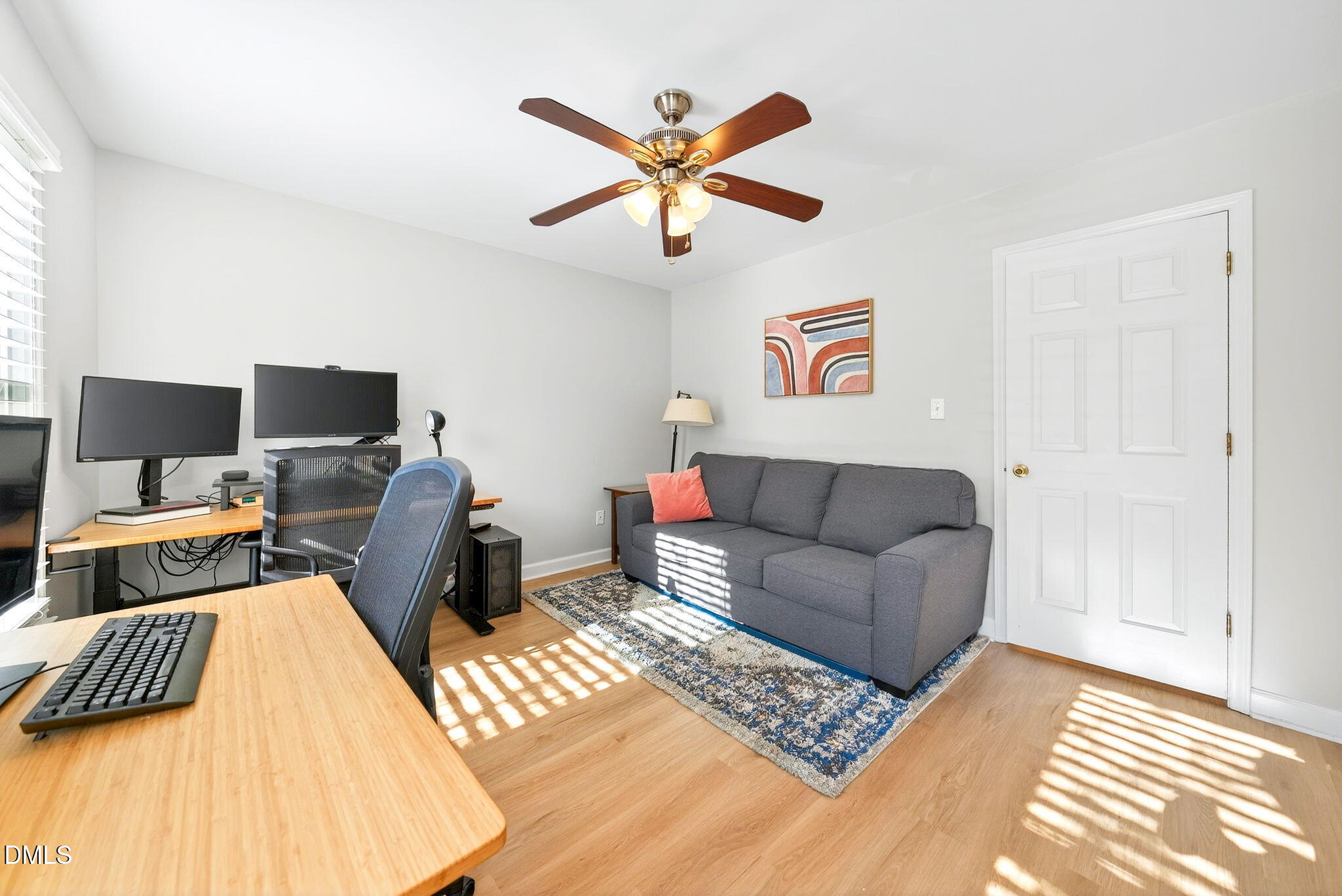 3307 Tarleton West Durham, NC 27713 - Photo 24 of 39 a bedroom with a bed and wooden floor