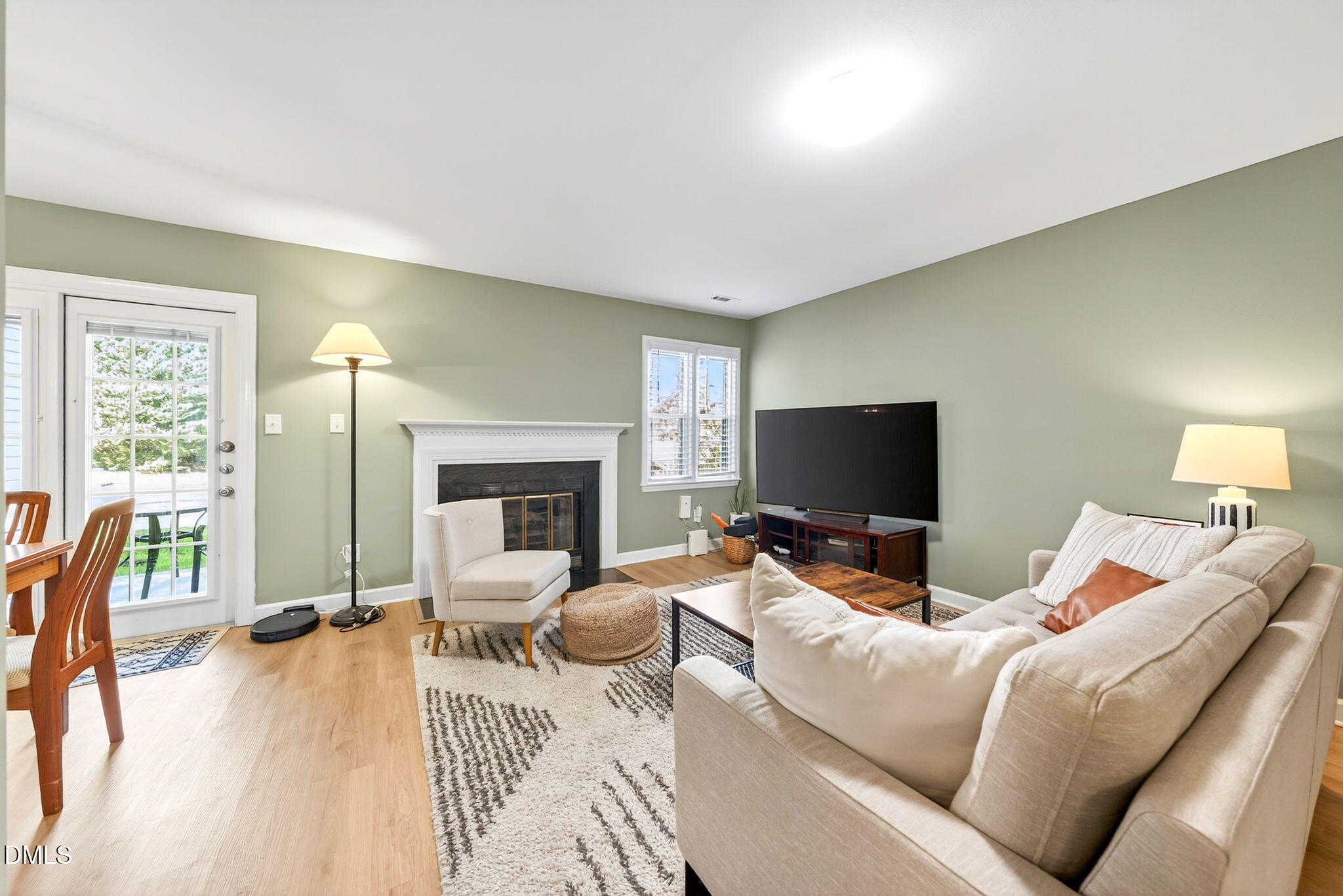 3307 Tarleton West Durham, NC 27713 - Photo 6 of 39 a living room with furniture and a flat screen tv