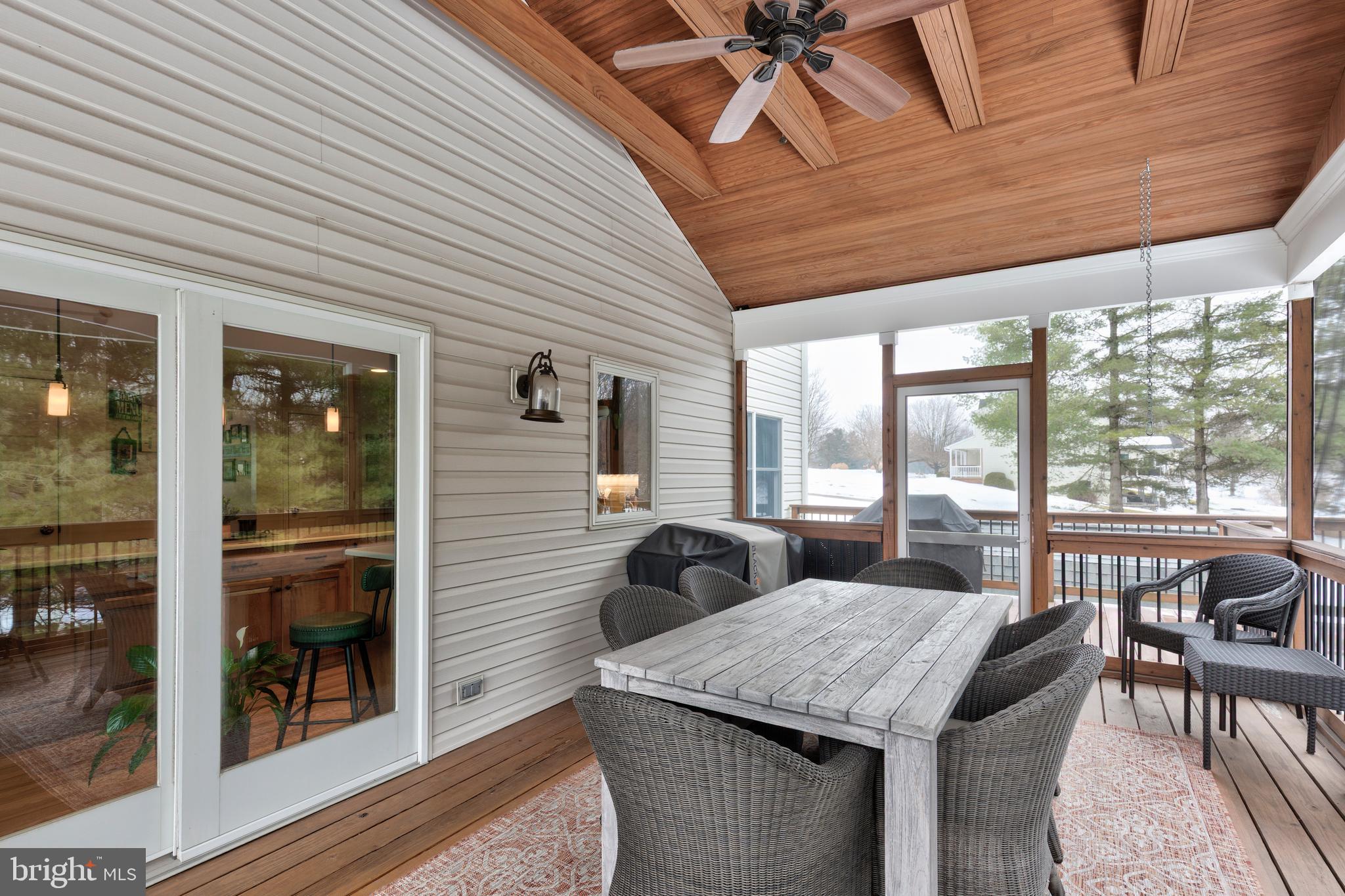 3175 Wheatfield Road Finksburg, MD 21048 - Photo 41 of 64 Screened in porch w/Cathedral Ceiling