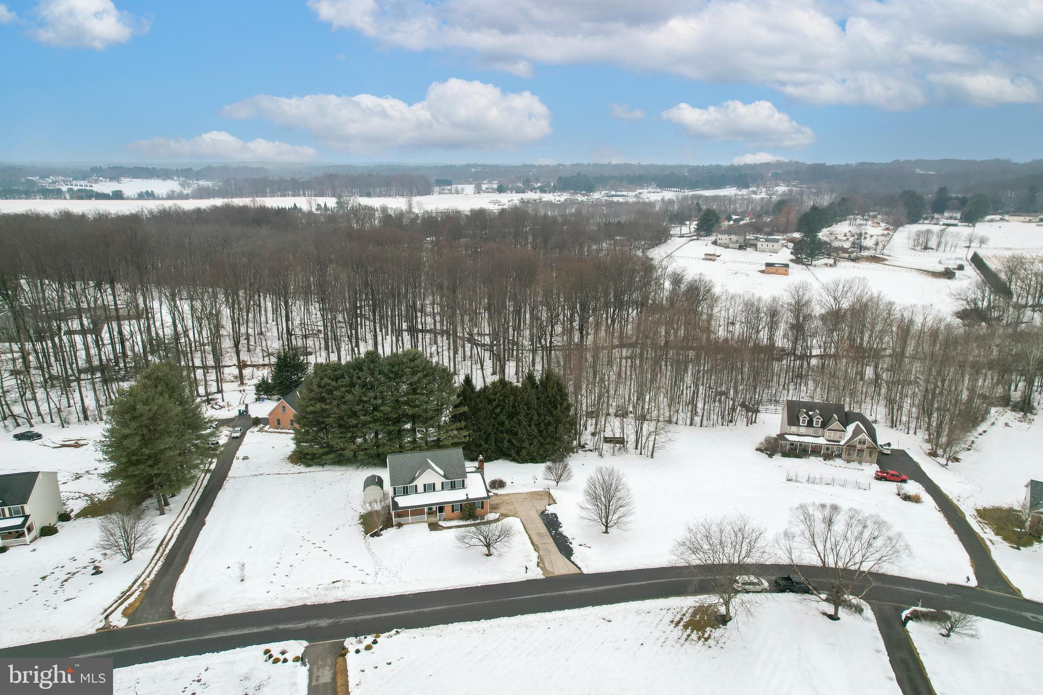 3175 Wheatfield Road Finksburg, MD 21048 - Photo 49 of 64 Aerial - property backing to woods