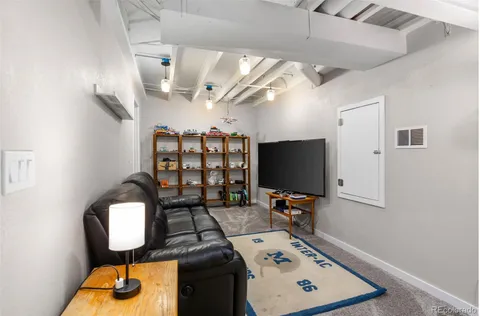 a picture of a living room and with furniture