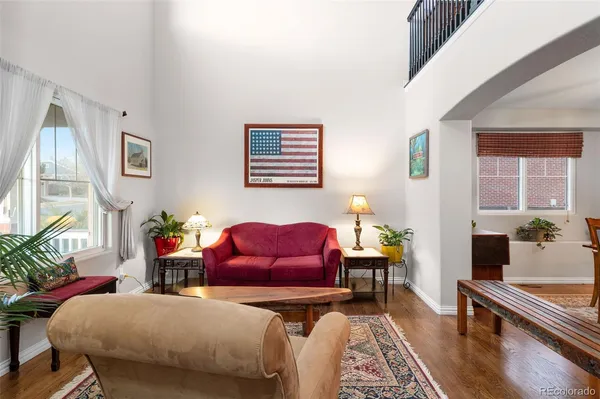 a bedroom with furniture and a couch