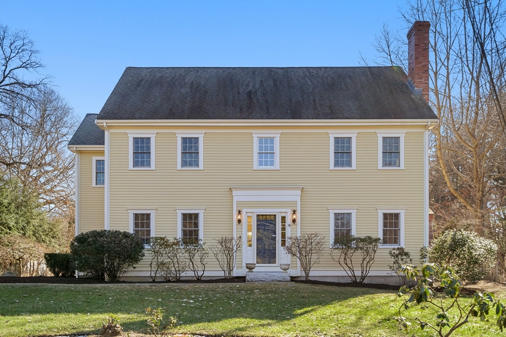 36 Sherman's Bridge Road Wayland, MA 01778 - Photo 1 of 39 a front view of house with yard
