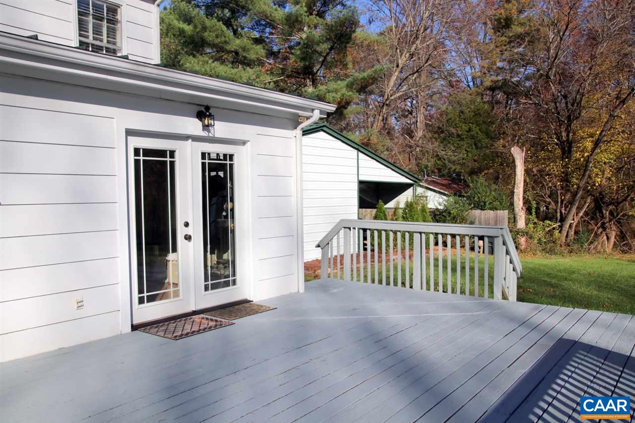 1264 Ridgeview Road Reva, VA 22735 - Photo 21 of 43 a view of a deck with wooden floor and fence