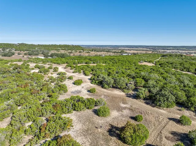 an aerial view of forest