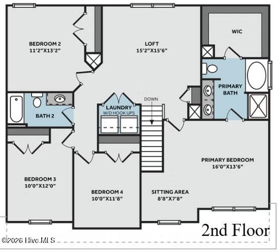 110 Sea Breeze Court Holly Ridge, NC 28445 - Photo 50 of 51 Floorplan - Drayton - Caviness and Cates