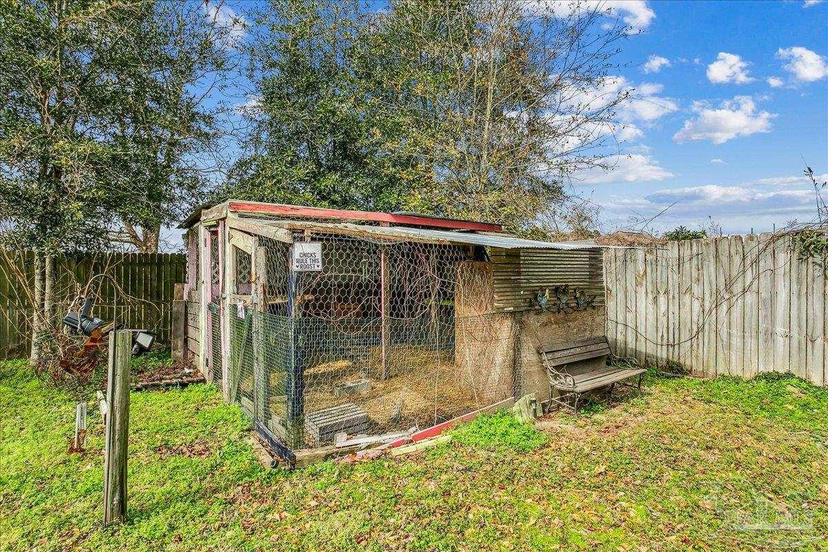 295 Columbus Circle Brewton, AL 36426 - Photo 31 of 32 a backyard of a house with lots of green space