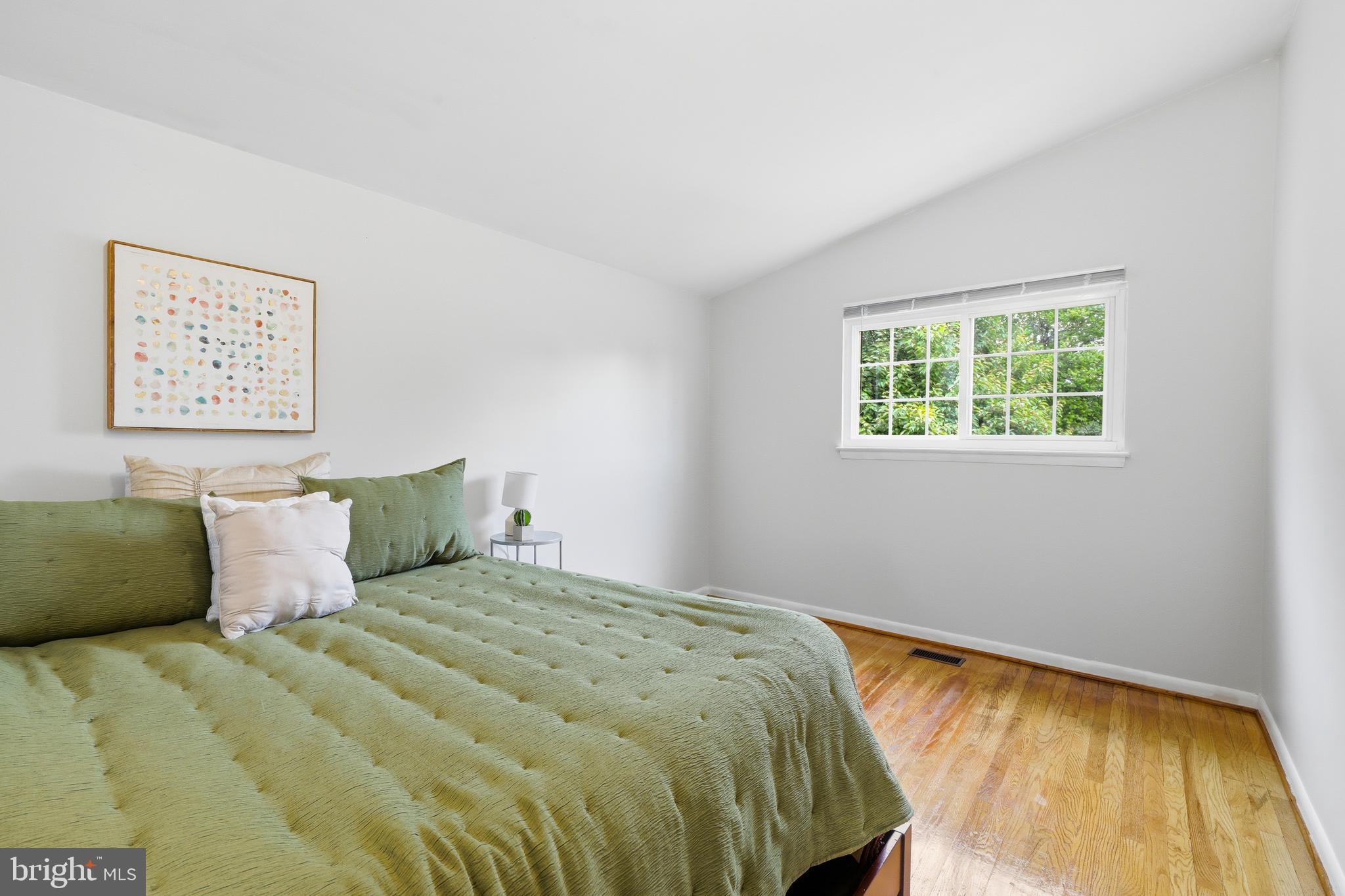 7434 Prince George Road Baltimore, MD 21208 - Photo 17 of 30 Bedroom #3 has great space and hardwood floors!