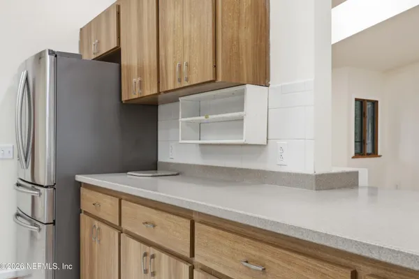 a view of front door