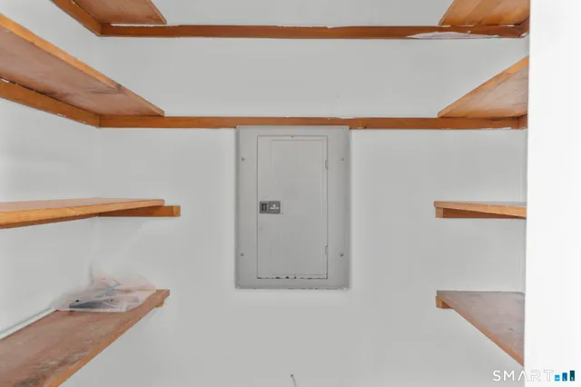 a close up of a wall