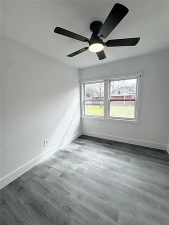 an empty room with window