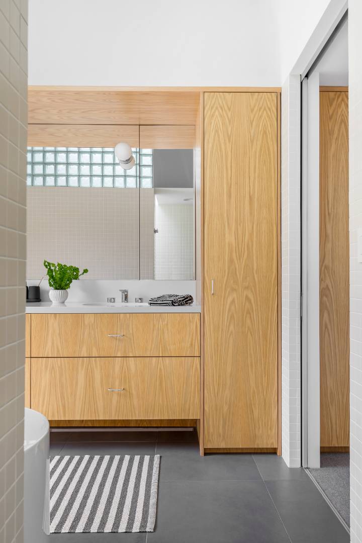 43 Gilberts Path Amagansett, NY 11930 - Photo 21 of 38 a view of a bathroom with a window and a potted plant