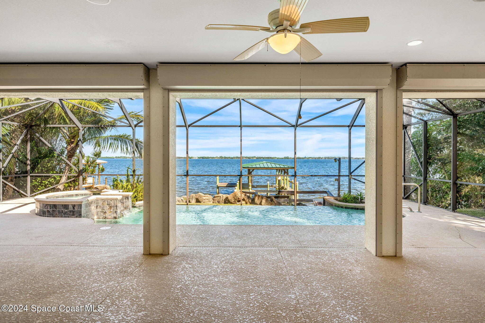 1600 Elm Drive West Melbourne, FL 32935 - Photo 36 of 79 a view of living room with furniture and floor to ceiling window