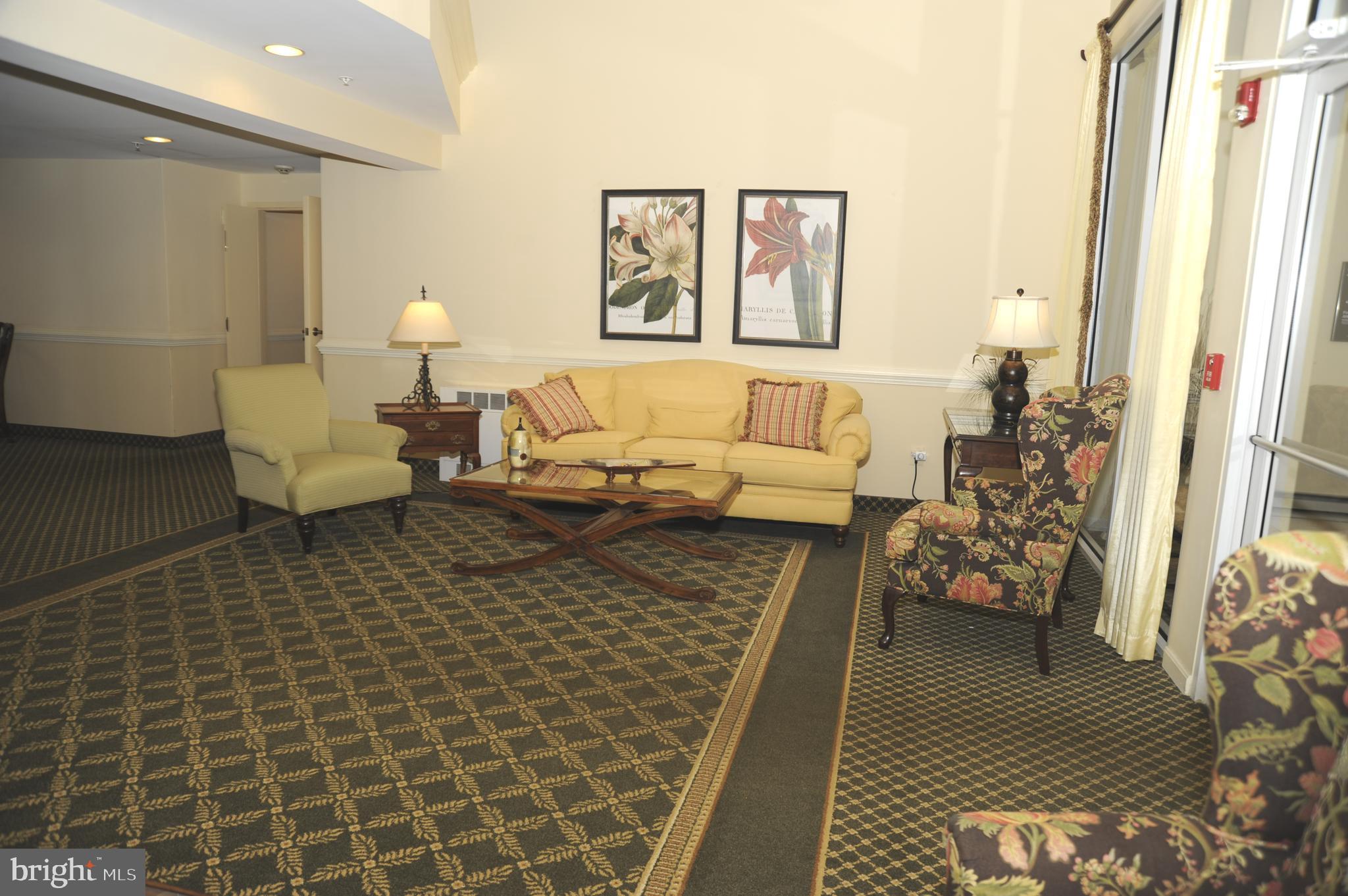 Lobby where gatherings are held