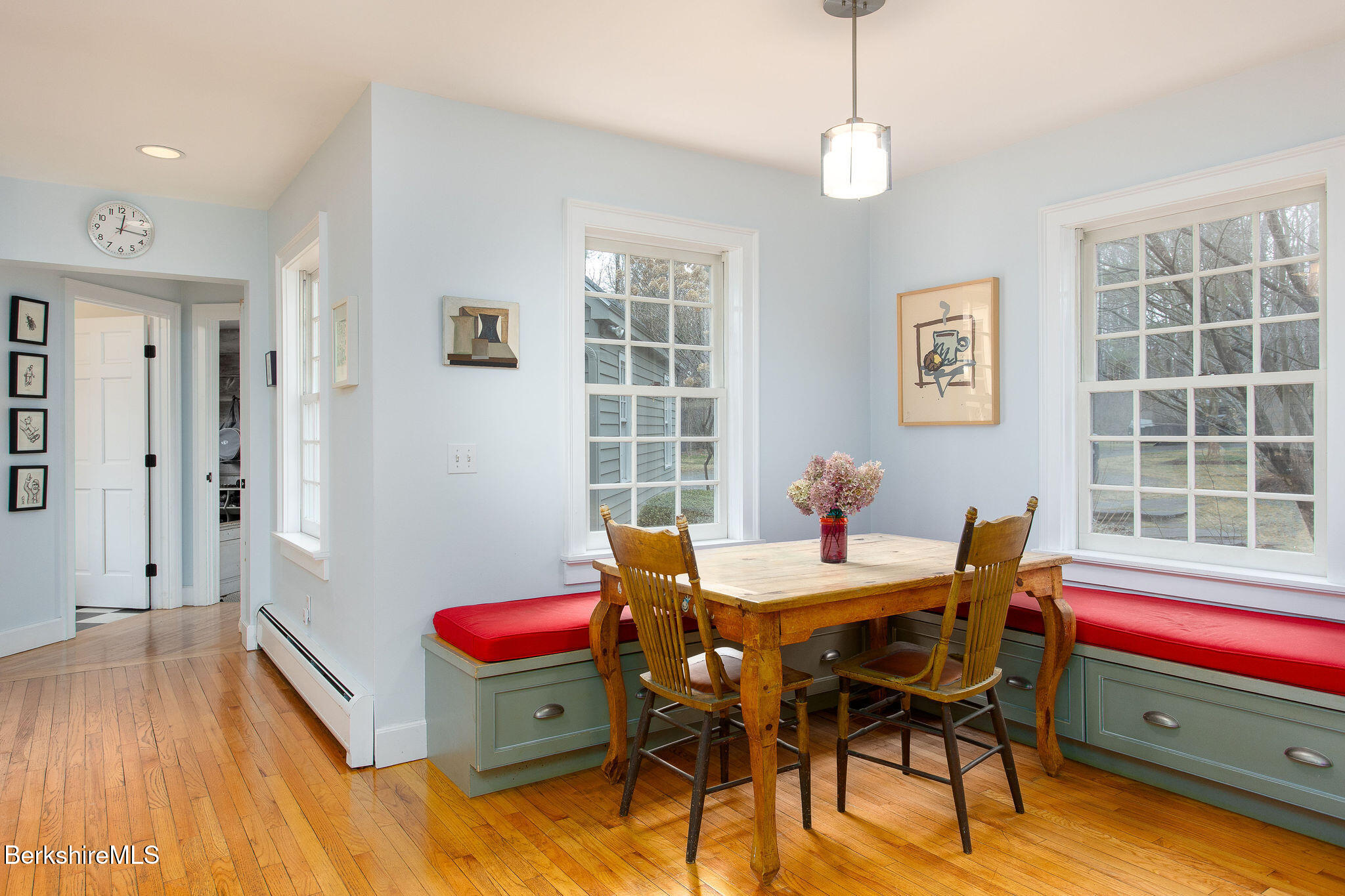 14 Old Tree Farm Road Stockbridge, MA 01266 - Photo 15 of 50 a dining room with furniture and window
