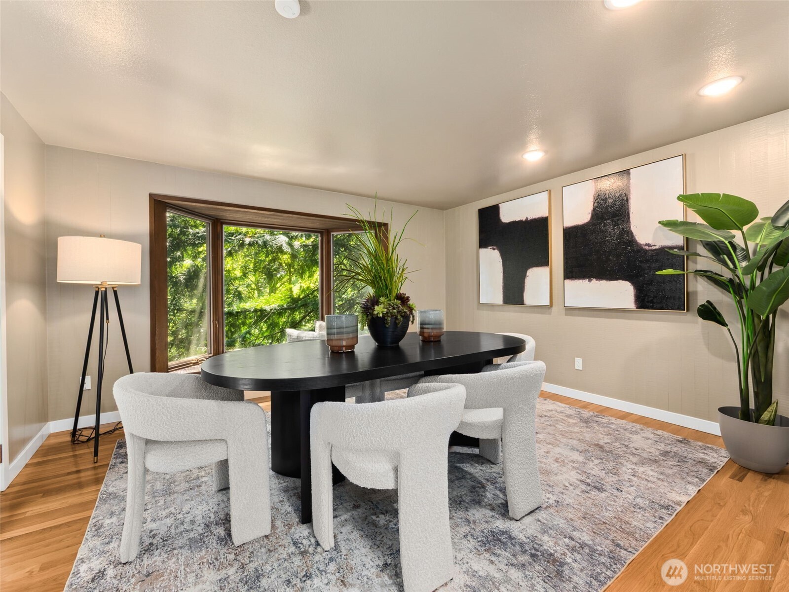 6423 East Mercer Way Mercer Island, WA 98040 - Photo 11 of 39 a living room with furniture and a large window