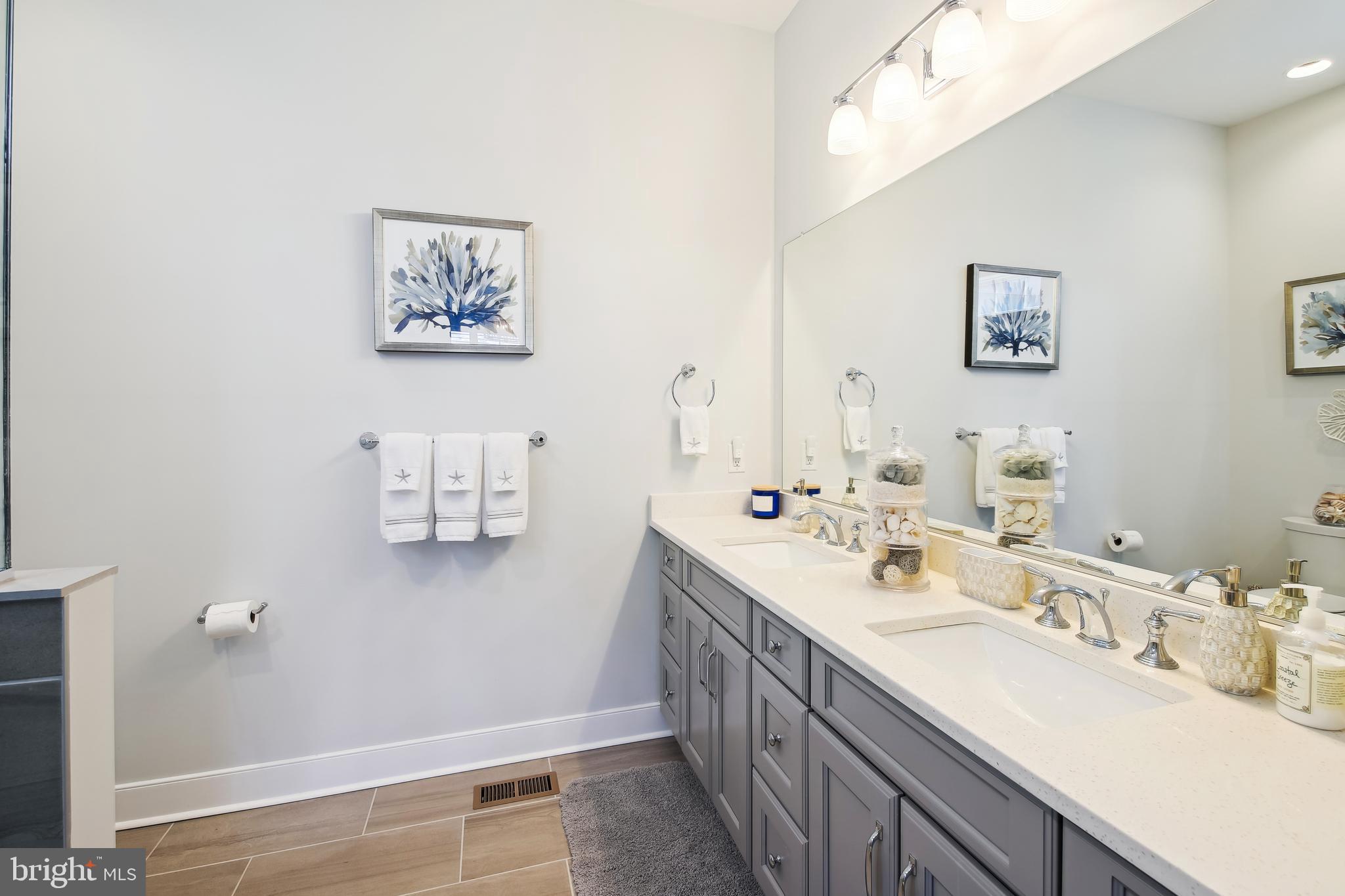 32841 Widgeon Road, Unit 10 Ocean View, DE 19970 - Photo 27 of 99 PR Bath w/double sinks; Iced White quartz counters
