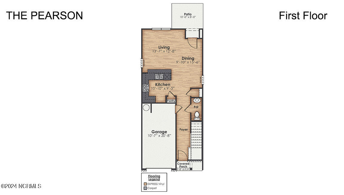 5835 Harebell Road, Unit 141 Leland, NC 28451 - Photo 3 of 30 First Floor Rendering