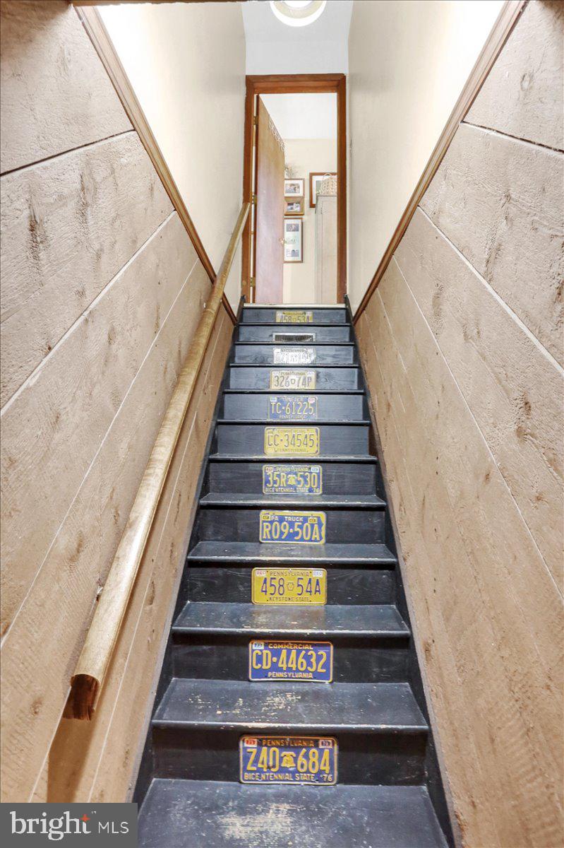 799 Gibraltar Road Reading, PA 19606 - Photo 24 of 35 Stairs to Lower Level, how unique!