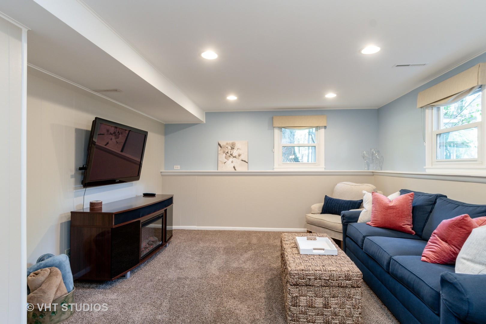 305 West Gartner Road Naperville, IL 60540 - Photo 13 of 20 a living room with furniture and a flat screen tv