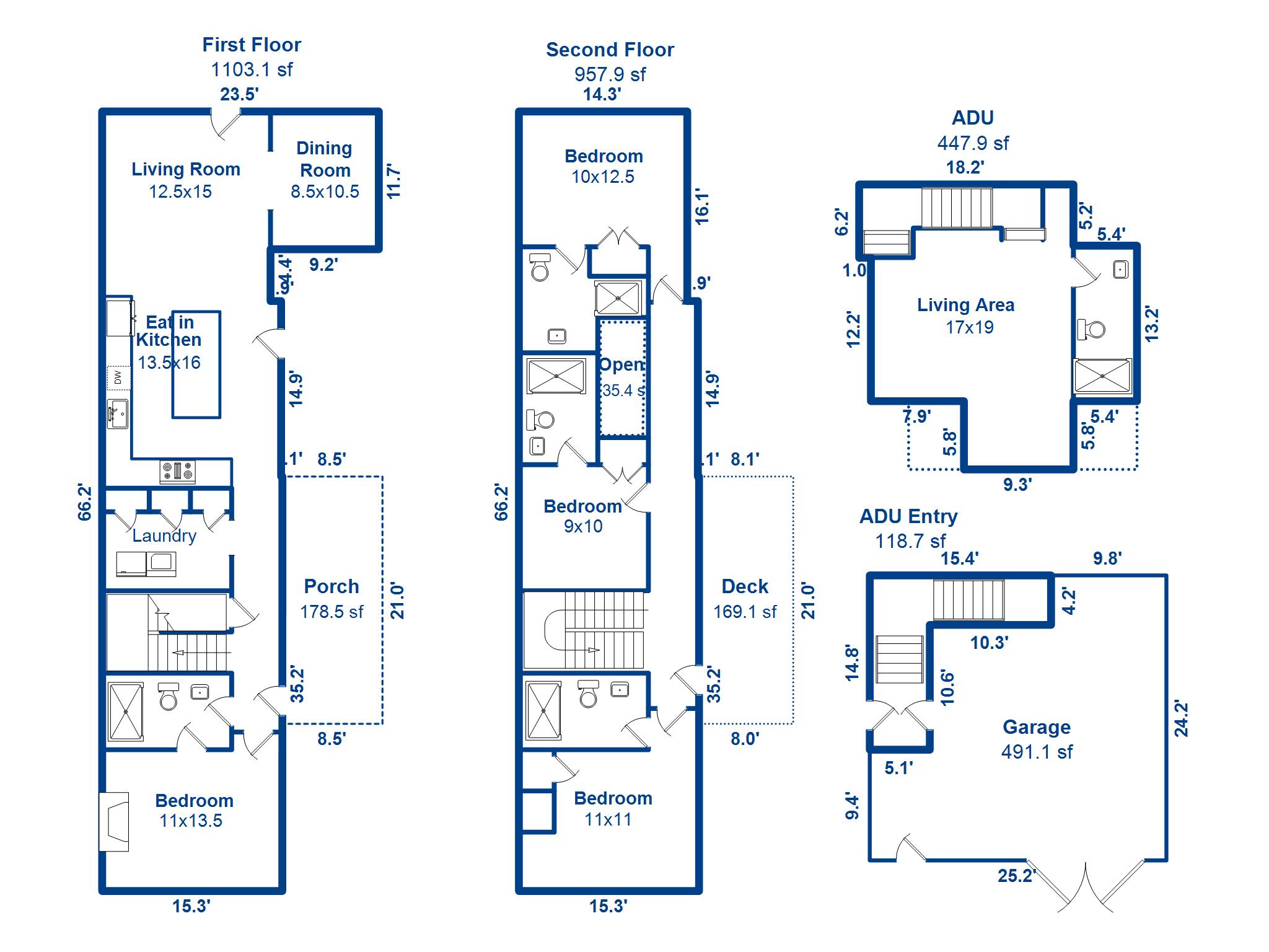78 Smith Street Charleston, SC 29401 - Photo 27 of 29 Floor Plan