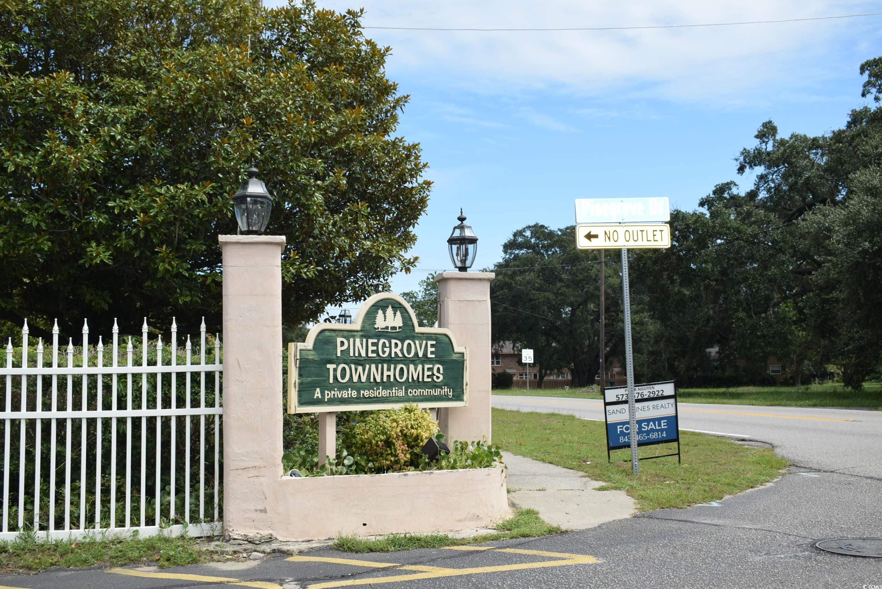 1208 Pinegrove Drive, Unit H Myrtle Beach, SC 29577 - Photo 5 of 18 View of community / neighborhood sign
