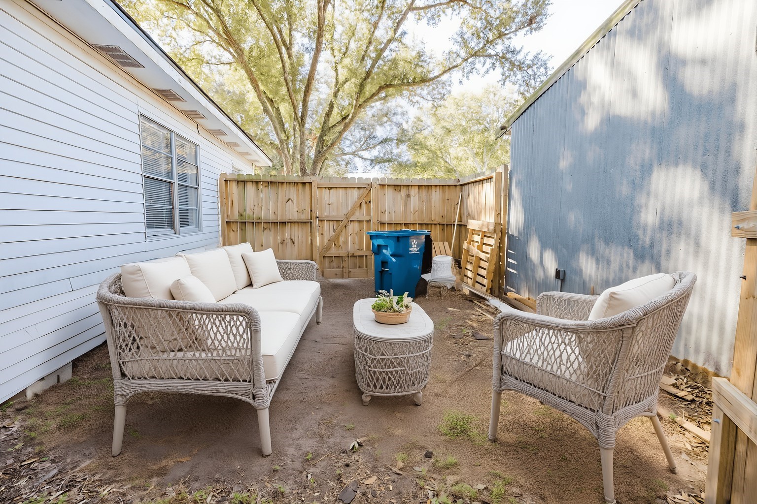 2518 Daugherty Street Waller, TX 77484 - Photo 25 of 32 a backyard of a house with table and chairs