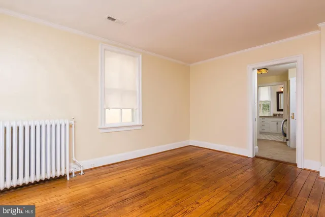 wooden floor in an empty room