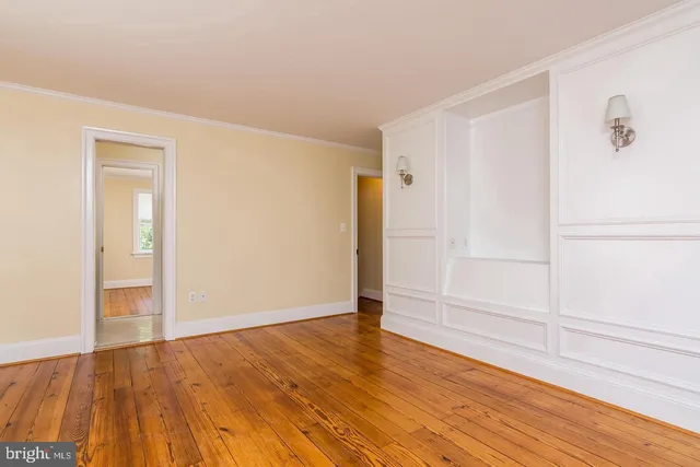 wooden floor in an empty room