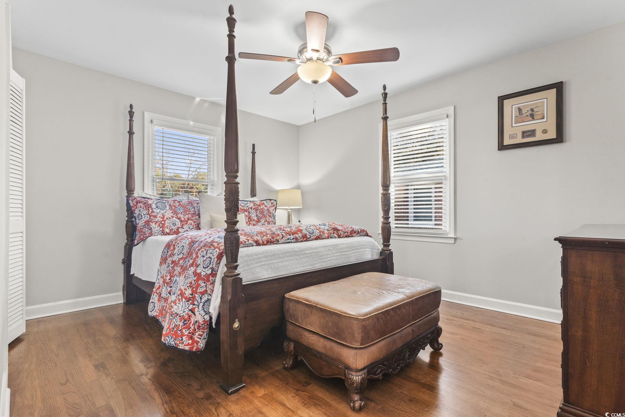 1673 Middleton Street Georgetown, SC 29440 - Photo 21 of 40 Bedroom with hardwood / wood-style flooring and ce
