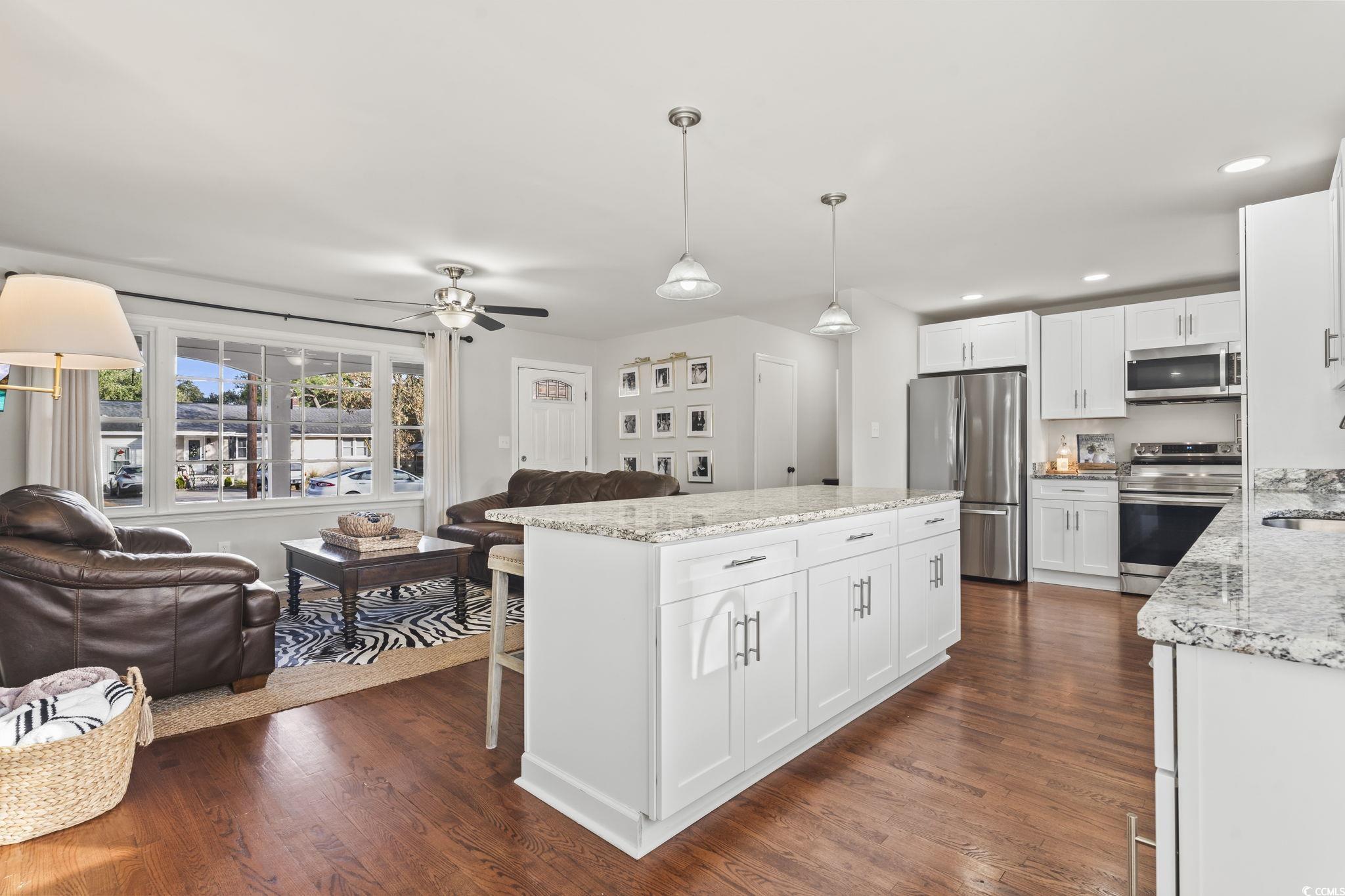 1673 Middleton Street Georgetown, SC 29440 - Photo 10 of 40 Kitchen featuring light stone countertops, stainle