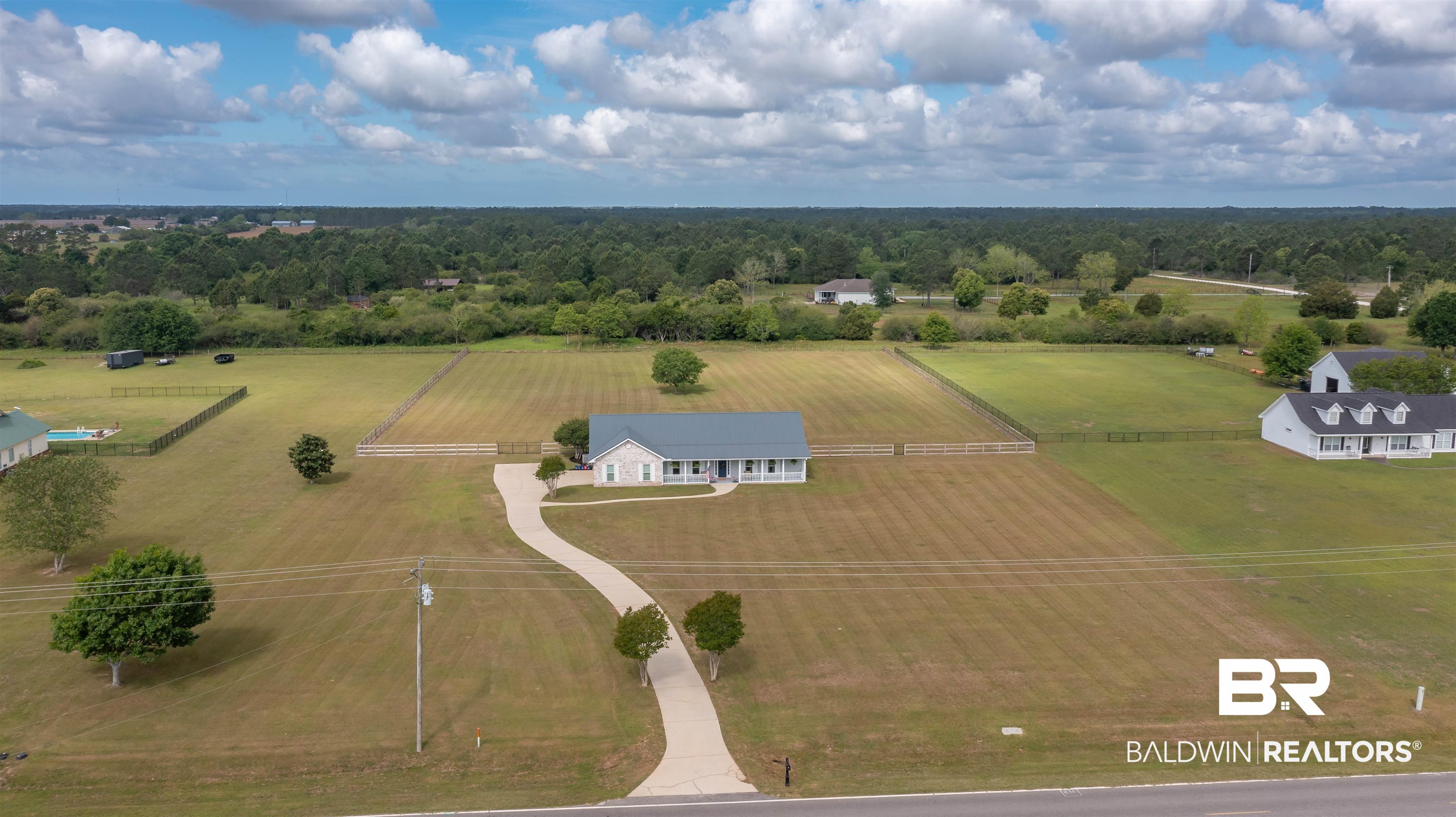 9855 Stucki Road Elberta, AL 36530 - Photo 5 of 54 Overview of rural landscape featuring a heavily wooded area