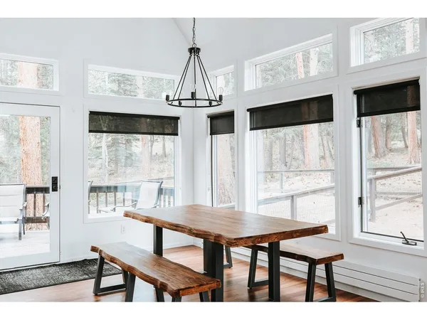 a view of city and mountain