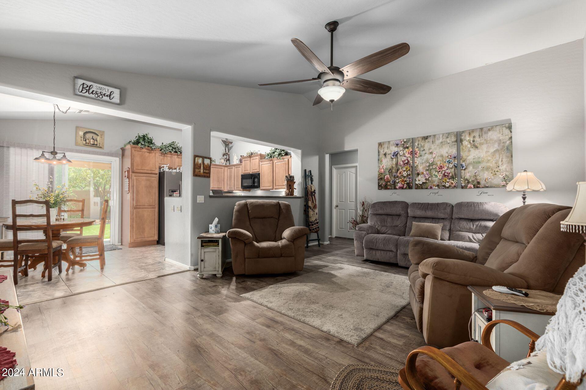 4173 East Sierrita Road San Tan Valley, AZ 85143 - Photo 6 of 26 Living Room Open to Dining R