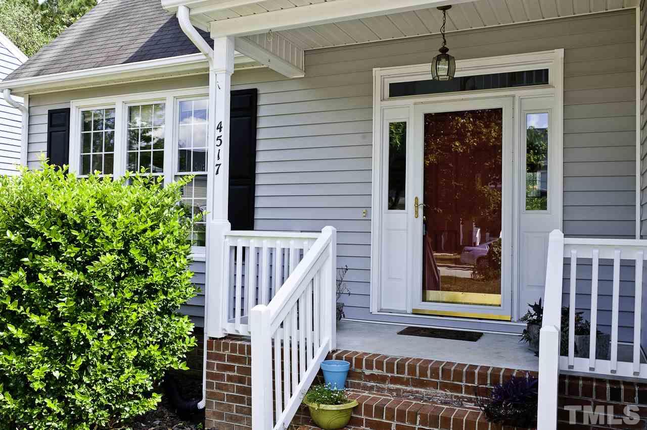 4517 Birmingham Way Raleigh, NC 27604 - Photo 2 of 25 front view of a house with a porch