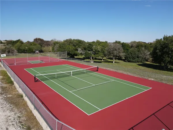 a view of a golf course
