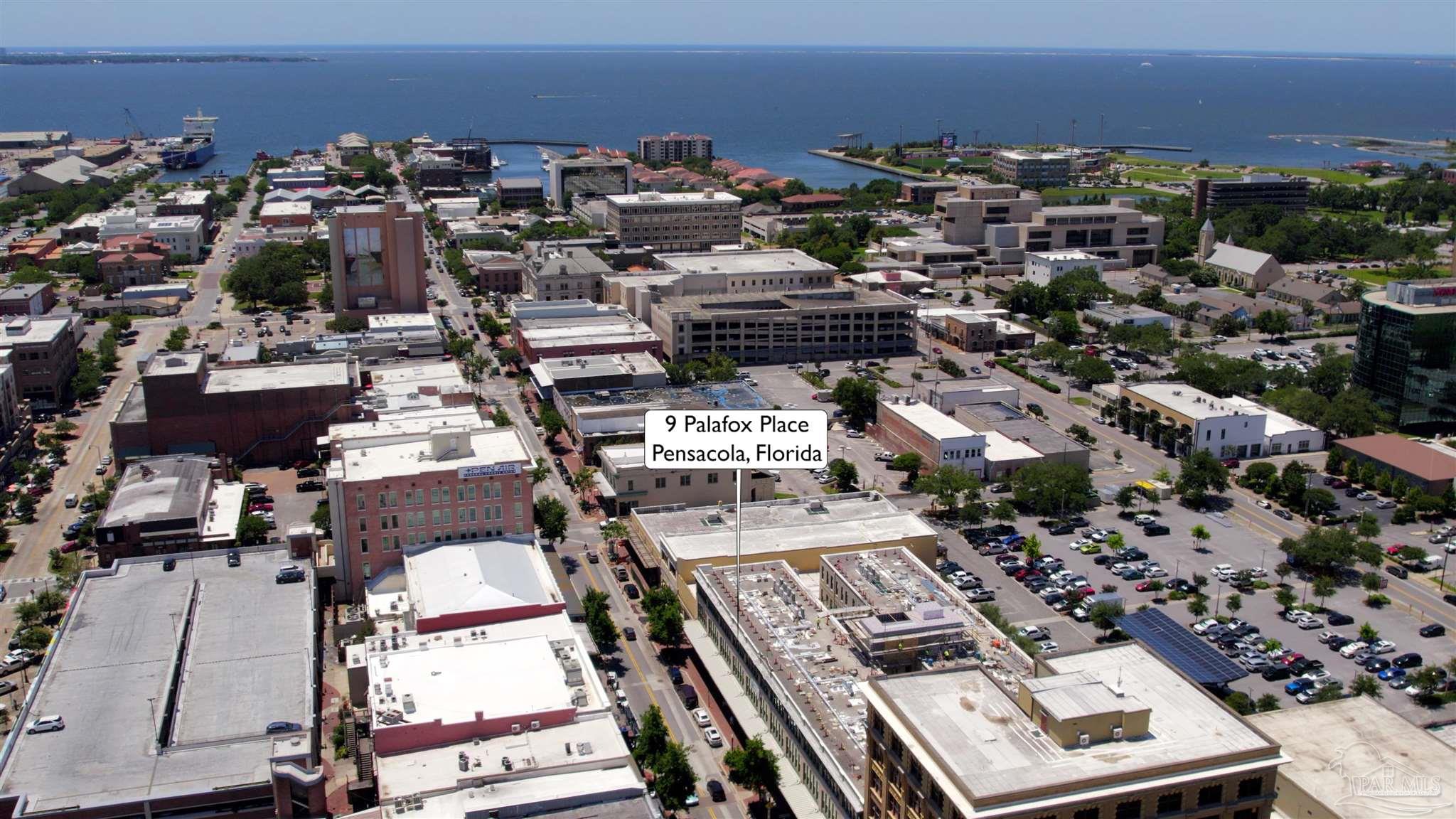 17 Palafox Place, Unit 307 Pensacola, FL 32502 - Photo 26 of 27 an aerial view of a city