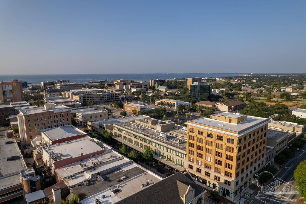 17 Palafox Place, Unit 307 Pensacola, FL 32502 - Photo 27 of 27 an aerial view of a multi story parking building with outdoor space