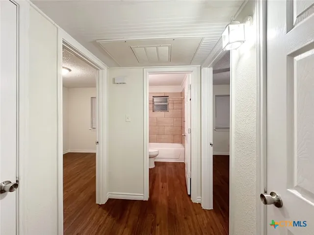 wooden floor in a gallery