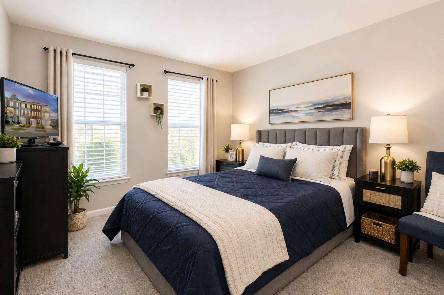 650 Aspen Road, Unit 108 Stafford, VA 22554 - Photo 19 of 25 Serene 2nd bedroom w/natural light.Virtually Stage