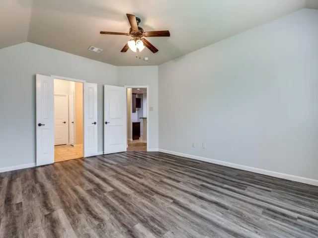 wooden floor in an empty room