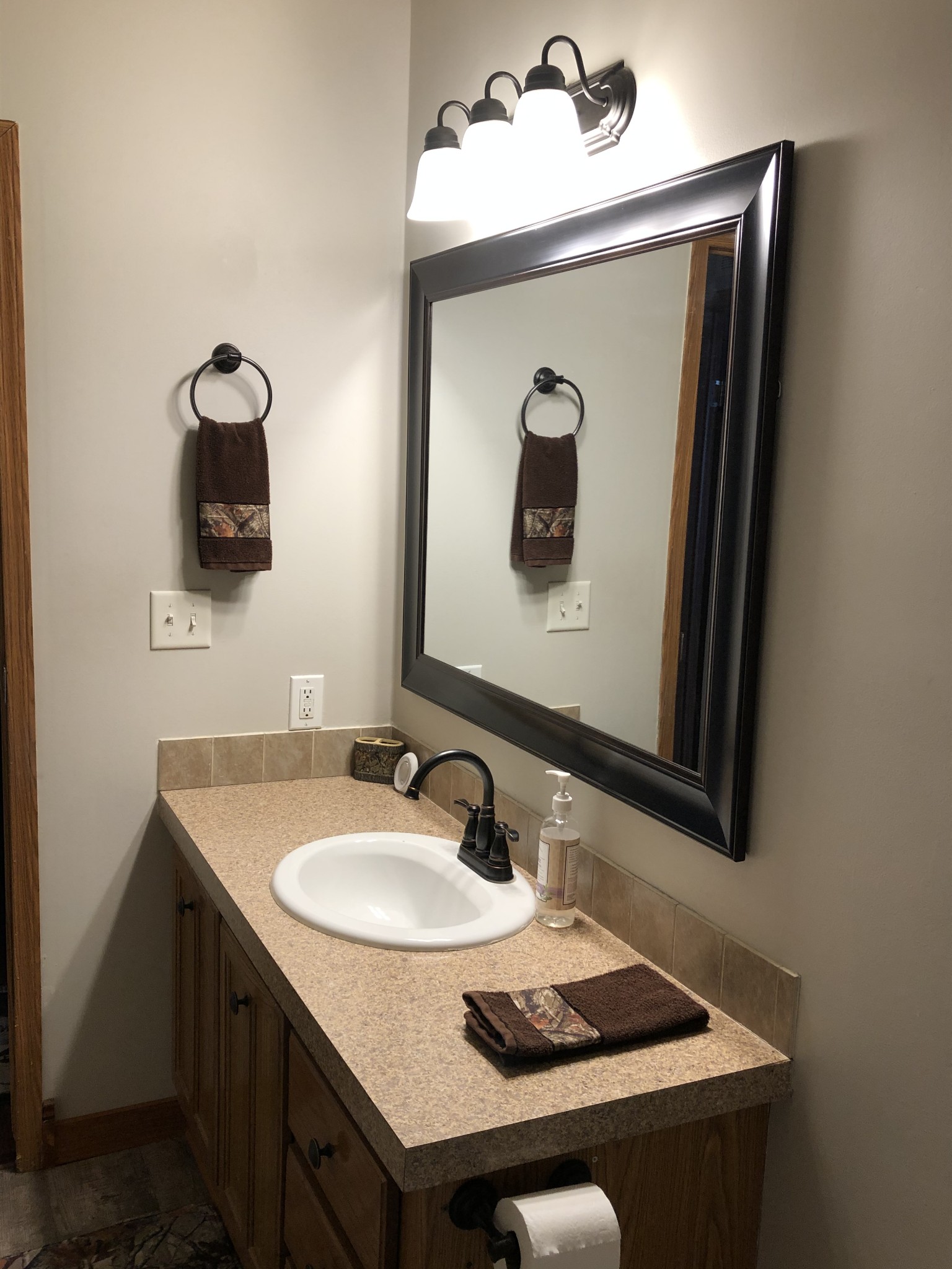 20160 Ben Fly Road Lyles, TN 37098 - Photo 22 of 23 a bathroom with a sink and a mirror