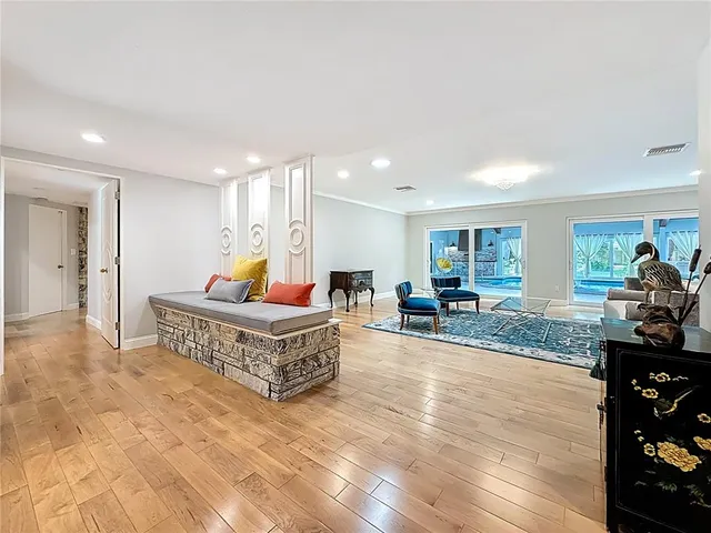a kitchen with stainless steel appliances a refrigerator and a sink