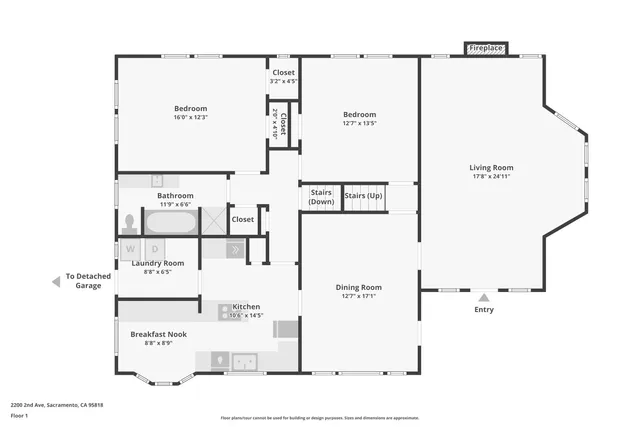 $949,000 | 2200 2nd Avenue, Sacramento, CA 95818